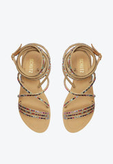 SANDÁLIA RASTEIRA EDITH PEDRAS COLORIDA S 21350 0042 0001 SCHUTZ - Vintedoisk
